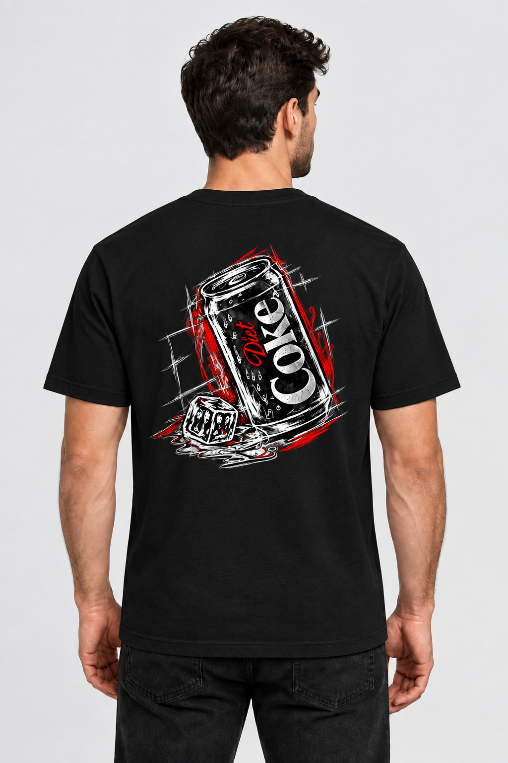Diet Coke| Coke After Dark | Oversized T-Shirt 240 GSM